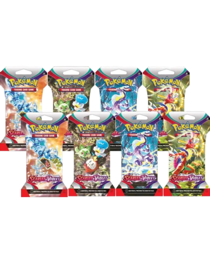 Scarlet & Violet Sleeved Booster Pack Bundle [Set of 8]