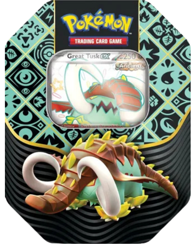 Paldean Fates International Tin [Great Tusk ex]