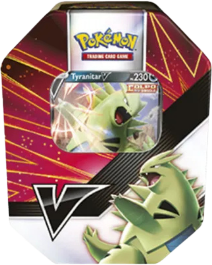 V Strikers Tin [Tyranitar V] (International Version)