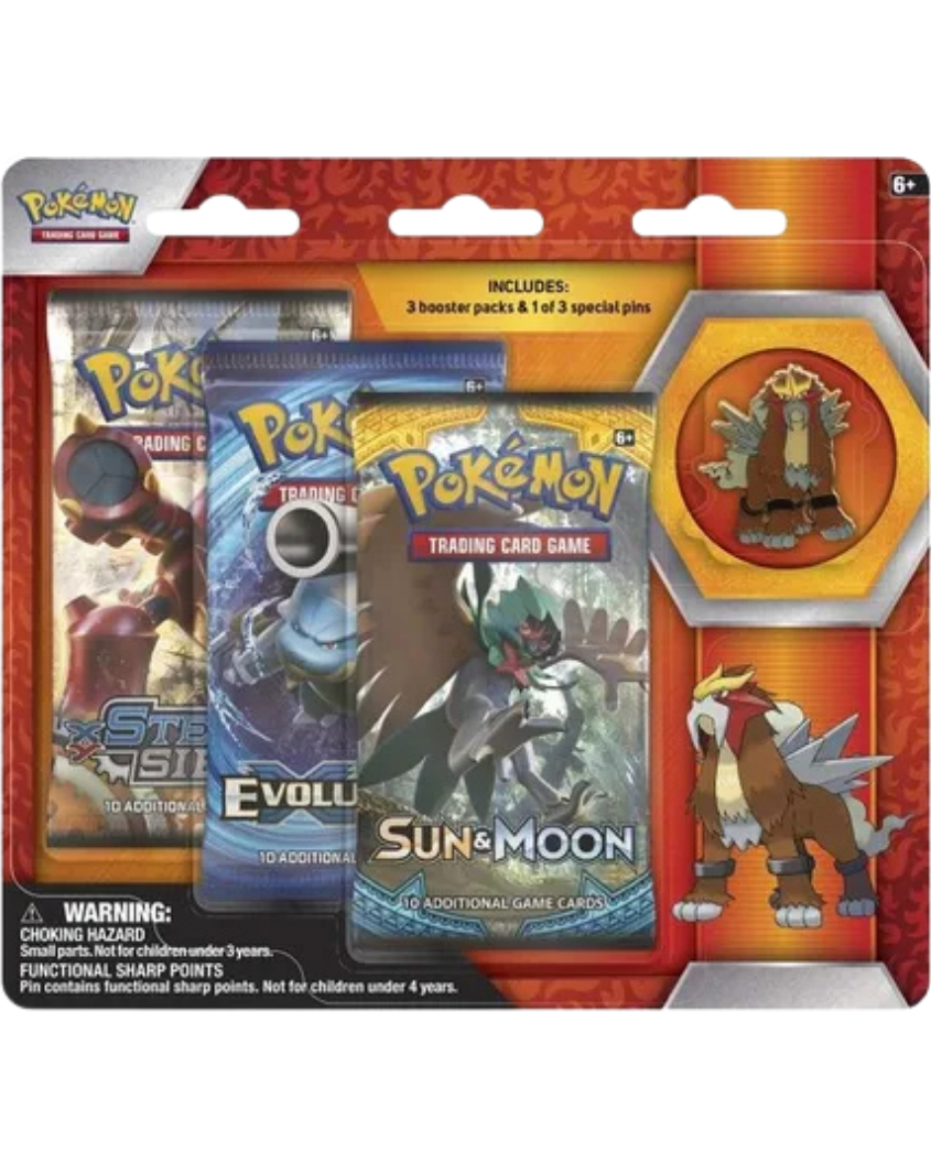 Legendary Beasts Collector Pin 3 Pack Blister [Entei]