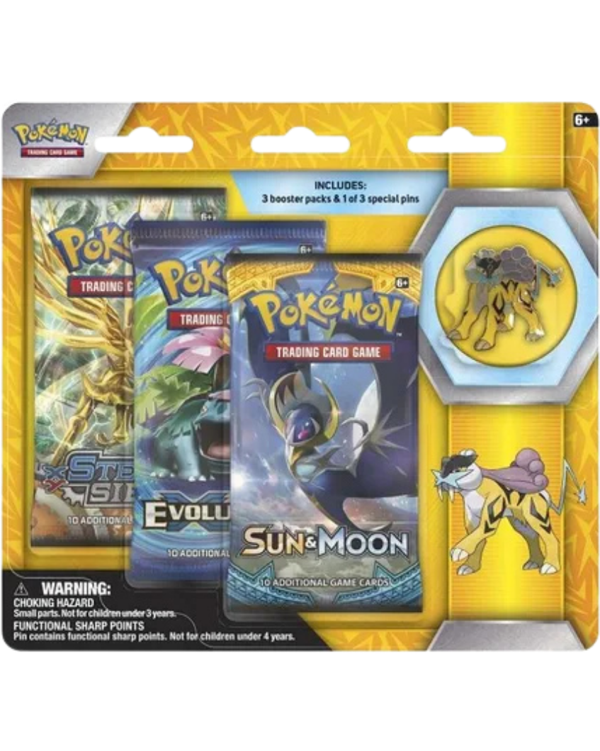 Legendary Beasts Collector Pin 3 Pack Blister [Raikou]