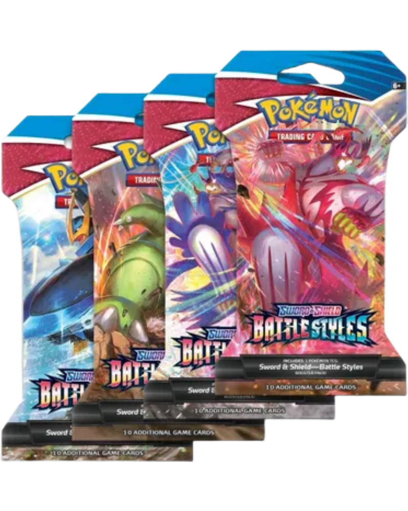 Battle Styles Sleeved Booster Pack Art Bundle [Set of 4]
