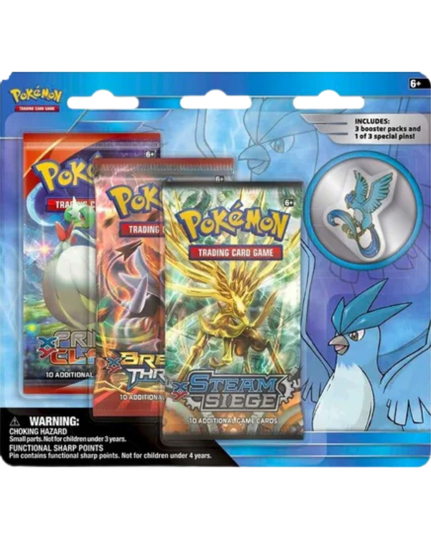 Legendary Birds Pin 3 Pack Blister [Articuno Pin]