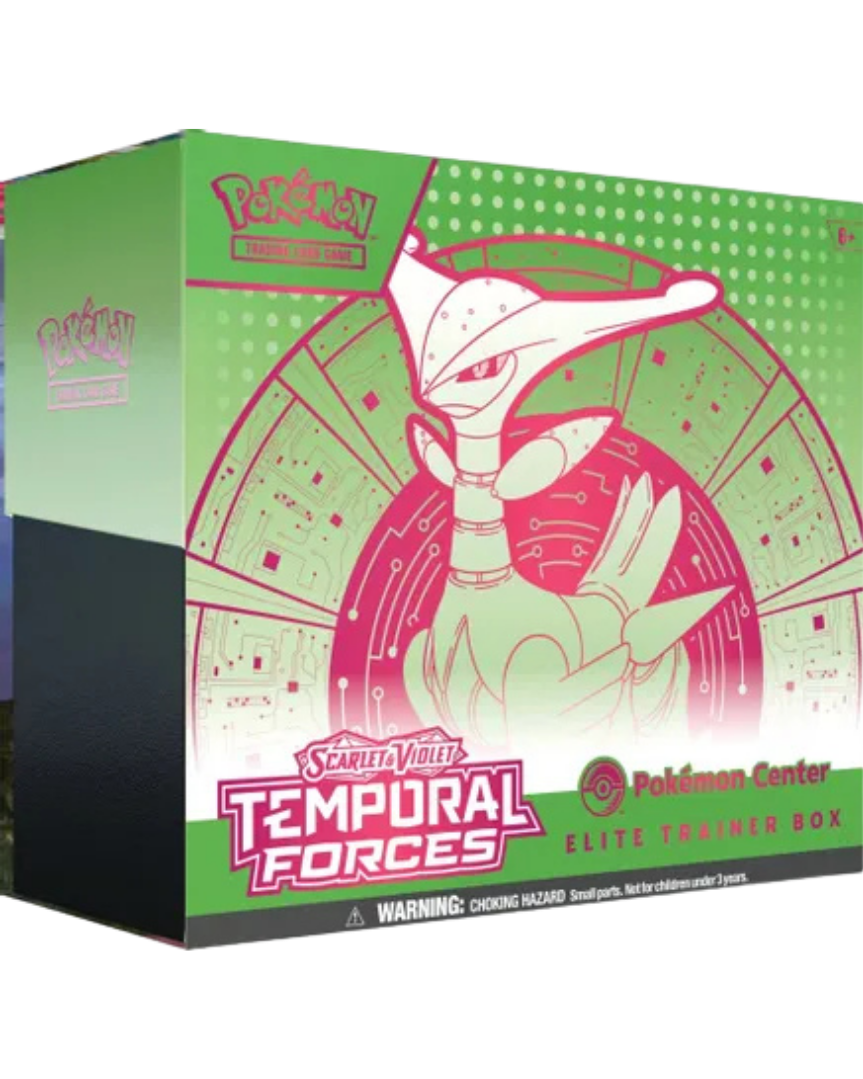Temporal Forces Pokemon Center Elite Trainer Box (Exclusive) [Iron Leaves]