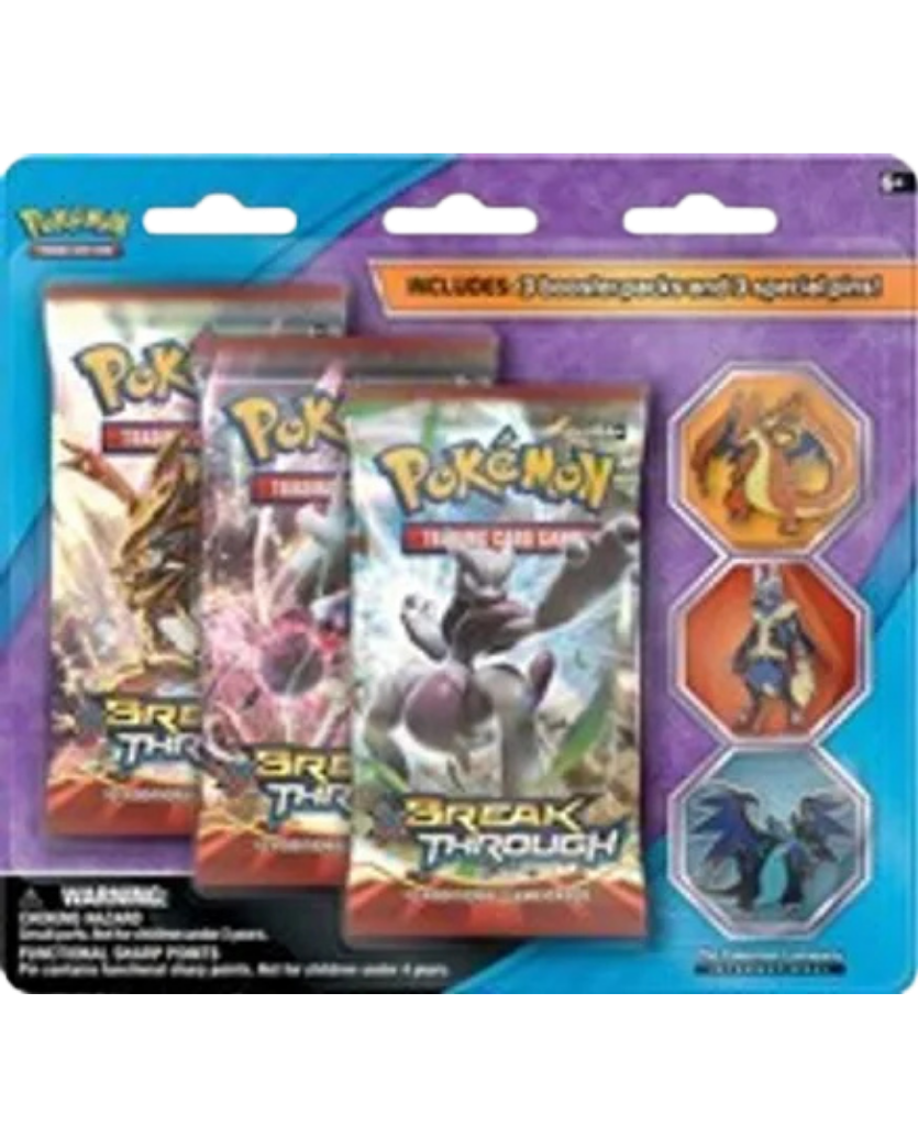 BREAKthrough Mega Evolution 3 Pin Blister