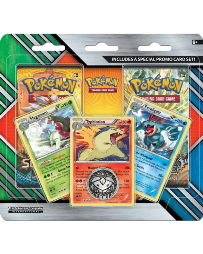 2-Pack Blister Pack [Meganium, Typhlosion & Feraligatr]