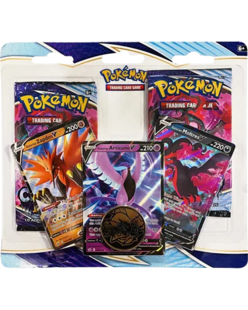 Chilling Reign 2 Pack Blister [Galarian Zapdos V, Articuno V, Moltres V]