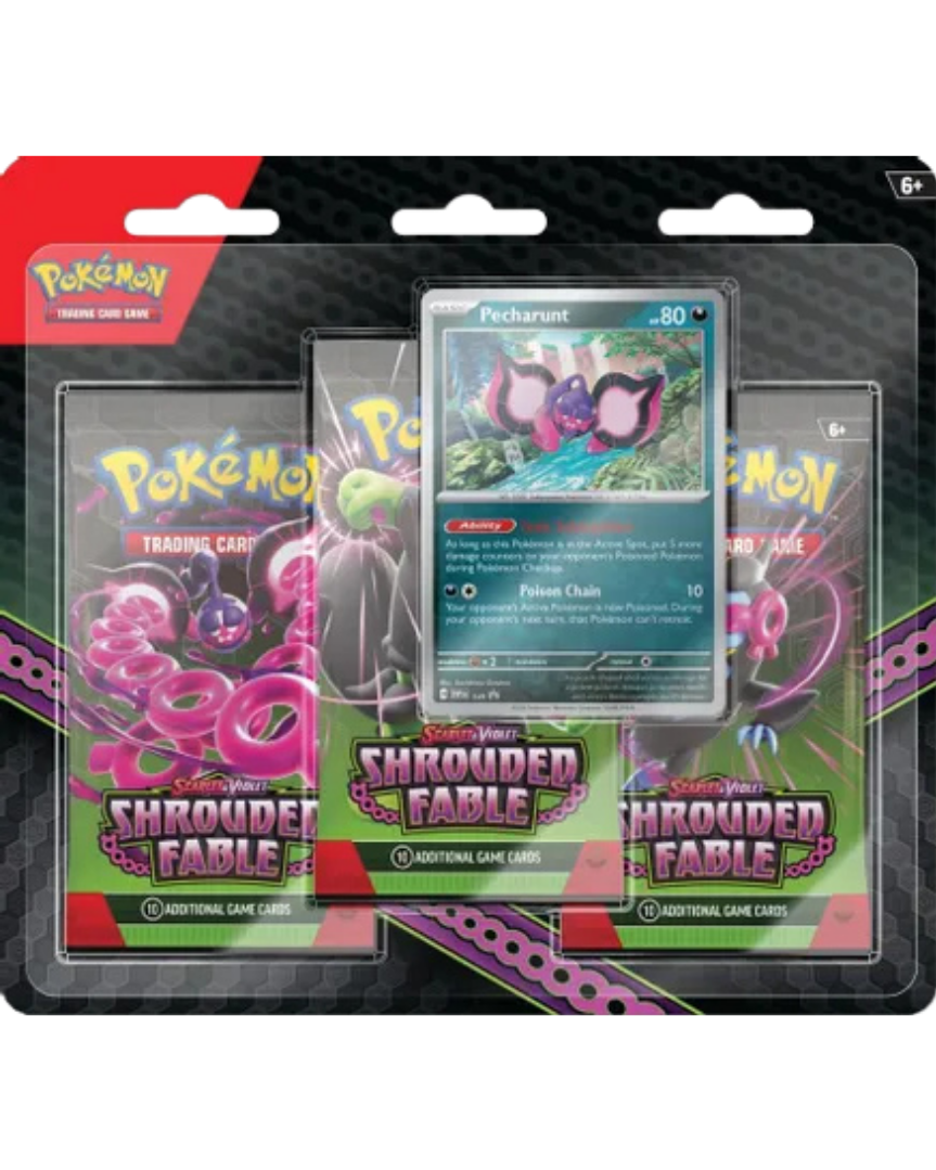Shrouded Fable 3 Pack Blister [Pecharunt]