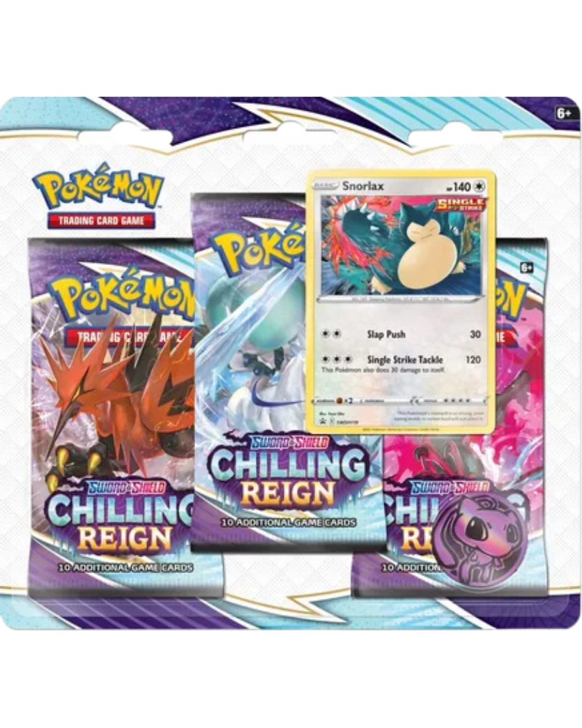 Chilling Reign 3 Pack Blister [Snorlax]