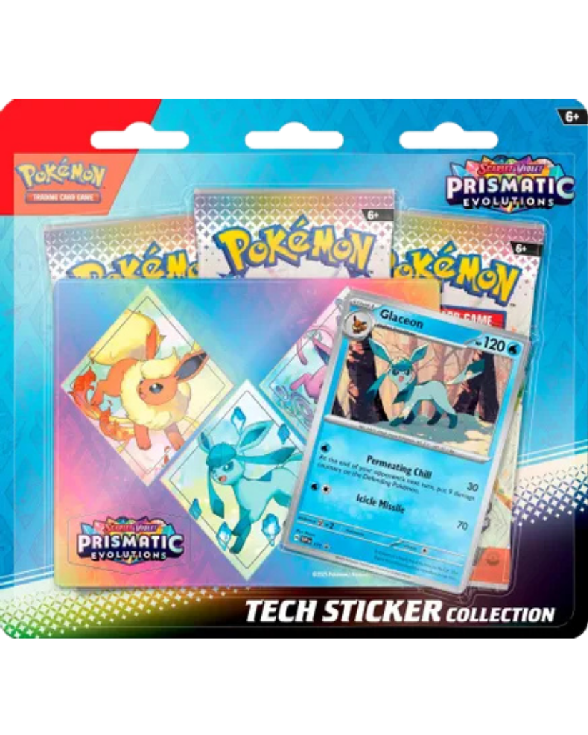 Prismatic Evolutions Tech Sticker Collection [Glaceon]