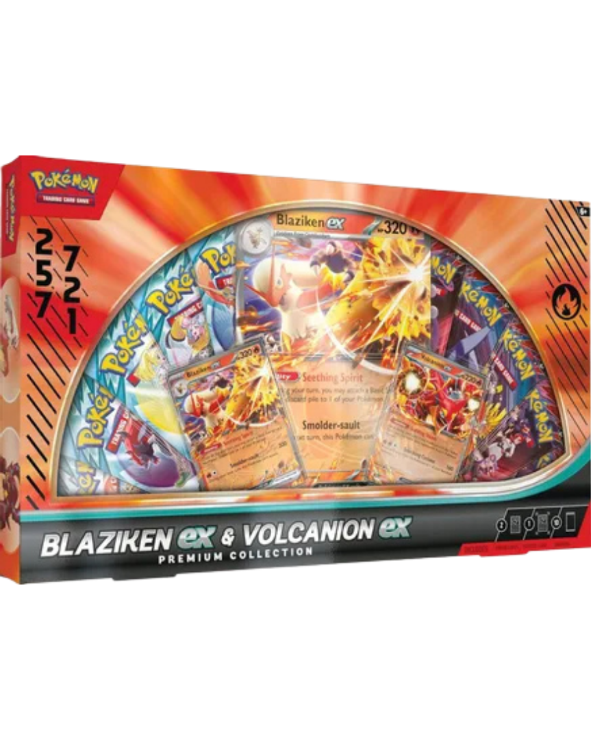 Blaziken ex & Volcanion ex Premium Collection