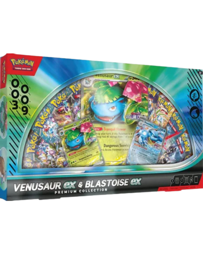 Venusaur ex & Blastoise ex Premium Collection