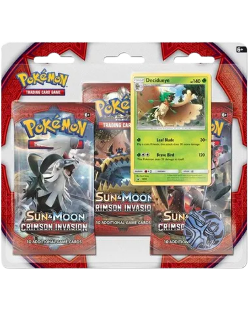 Crimson Invasion 3 Pack Blister [Decidueye]
