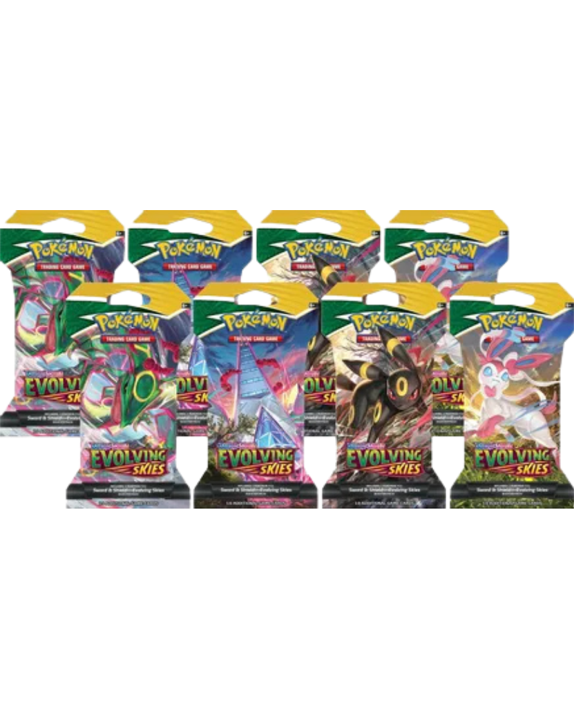 Evolving Skies Sleeved Booster Pack Bundle [Set of 8]