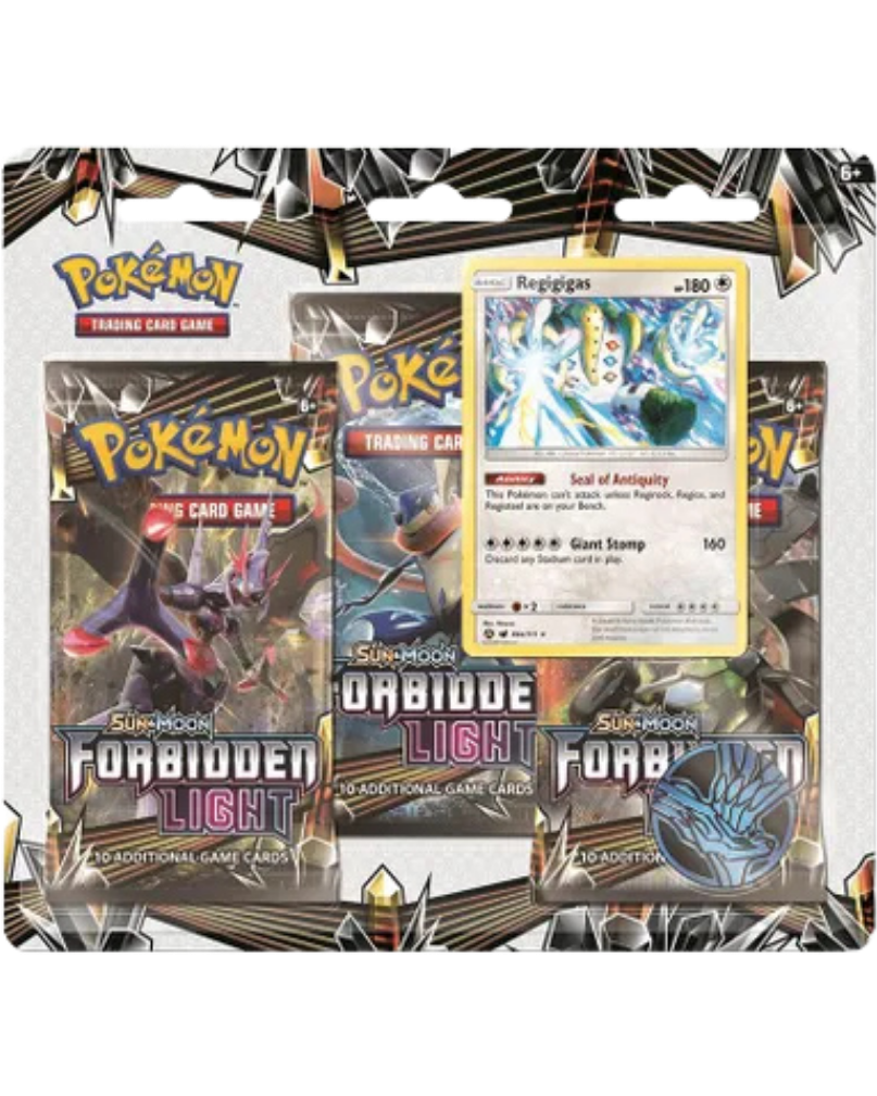 Forbidden Light 3 Pack Blister [Regigigas]