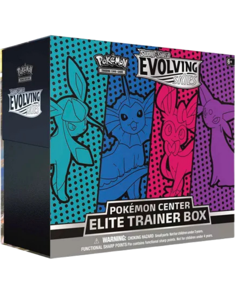 Evolving Skies Pokemon Center Elite Trainer Box [Glaceon/Vaporeon/Sylveon/Espeon] (Exclusive)