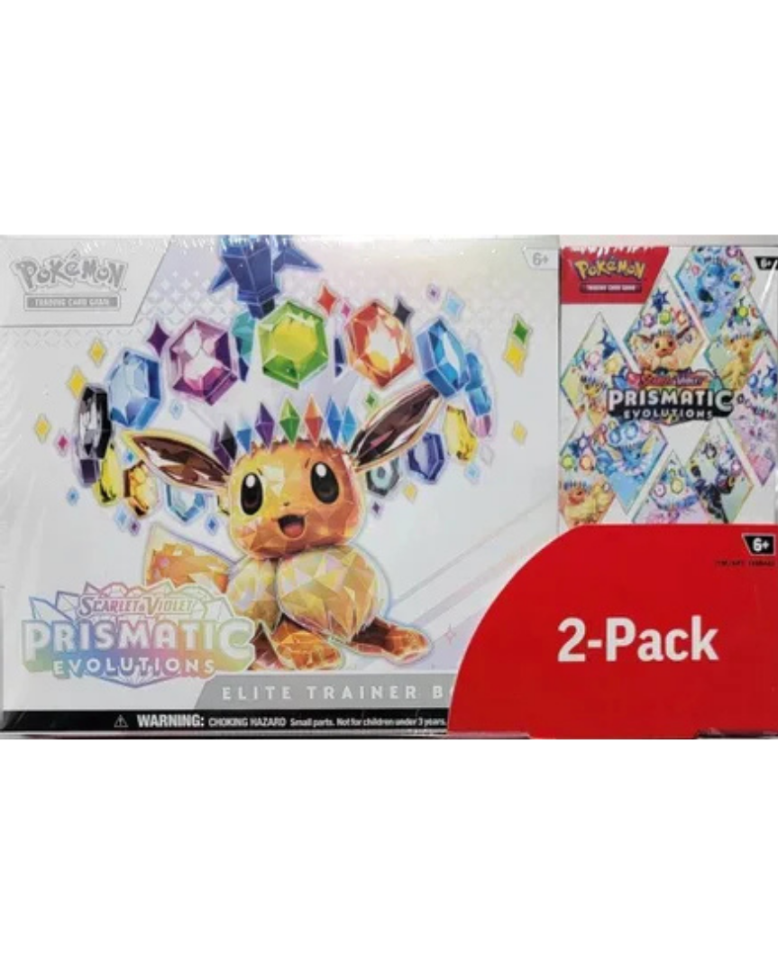 Costco Pokemon Prismatic Evolutions 2-Pack Trainer Box and Booster Bundle
