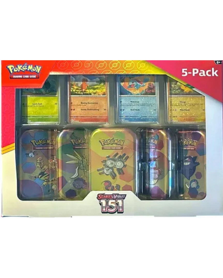 Costco Pokemon Scarlet & Violet 151 Mini Tin 5-pack (Magneton)