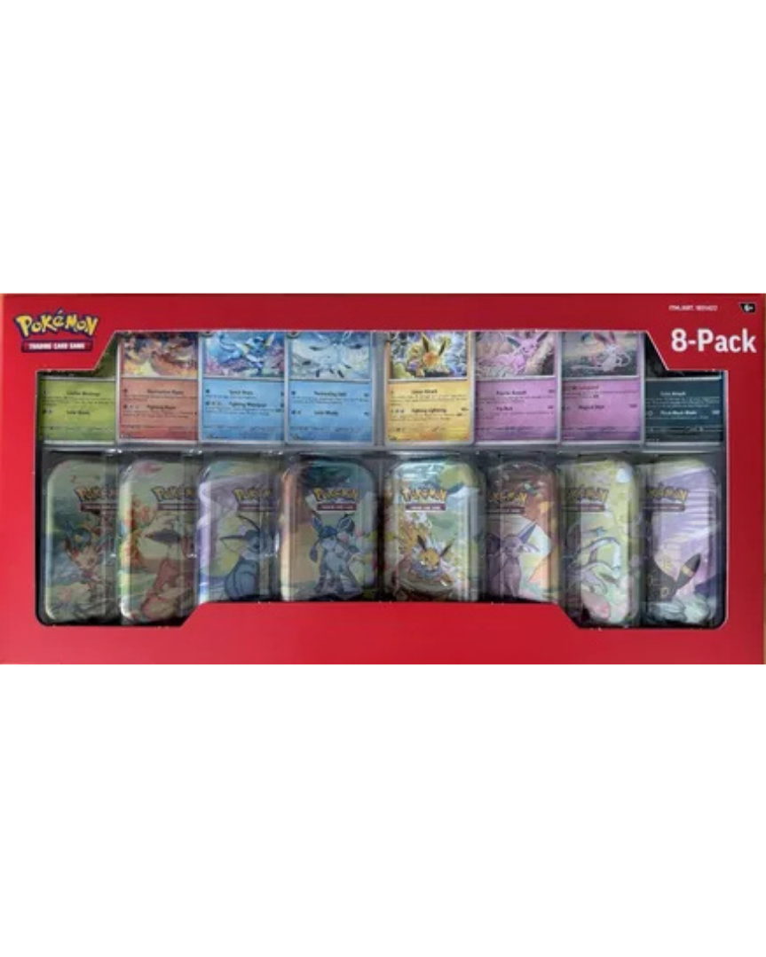 Costco Prismatic Evolutions 8-Pack Mini Tins