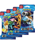 Evolutions Sleeved Booster Pack Art Bundle [Set of 4]