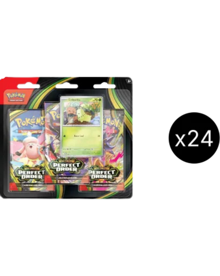 Perfect Order 3 Pack Blister Case [Chikorita]