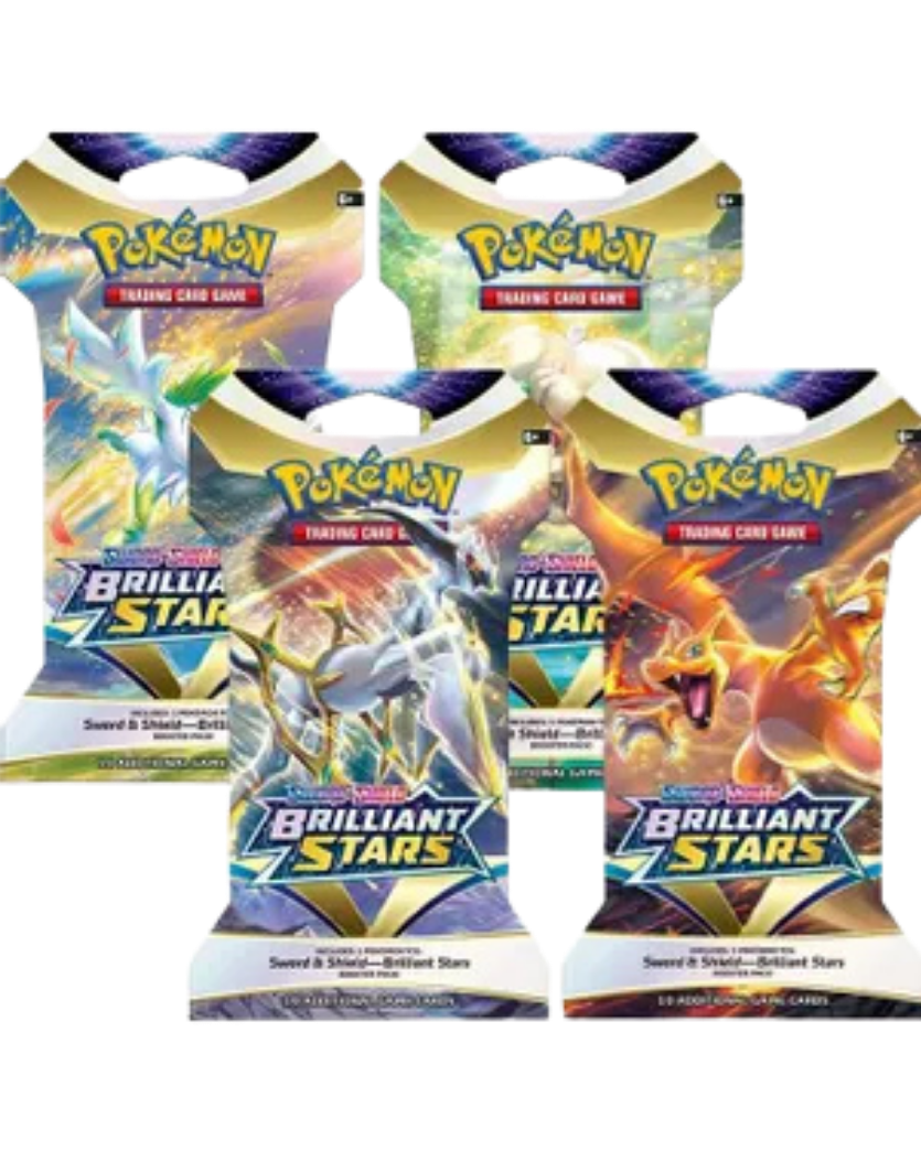Brilliant Stars Sleeved Booster Pack Art Bundle [Set of 4]