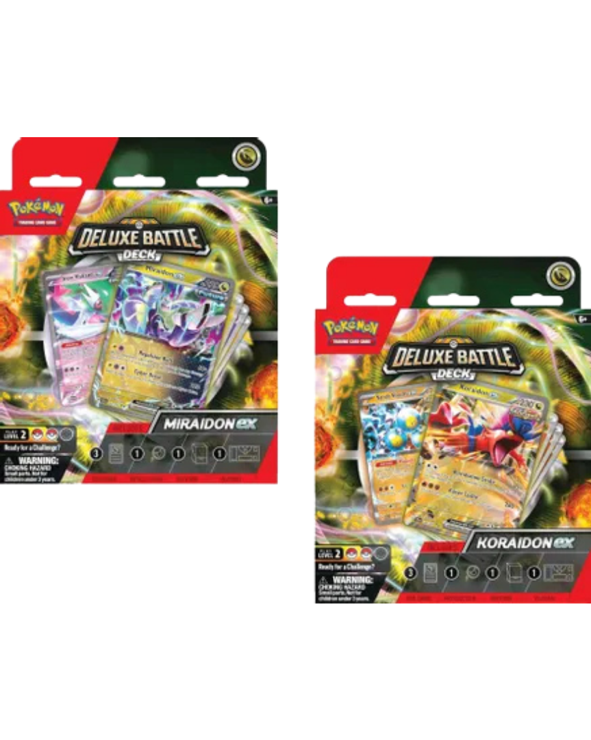 Deluxe Battle Deck: Miraidon ex/Koraidon ex  [Set of 2]