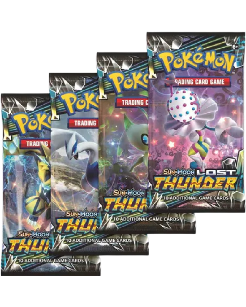 Lost Thunder Booster Pack Art Bundle [Set of 4]