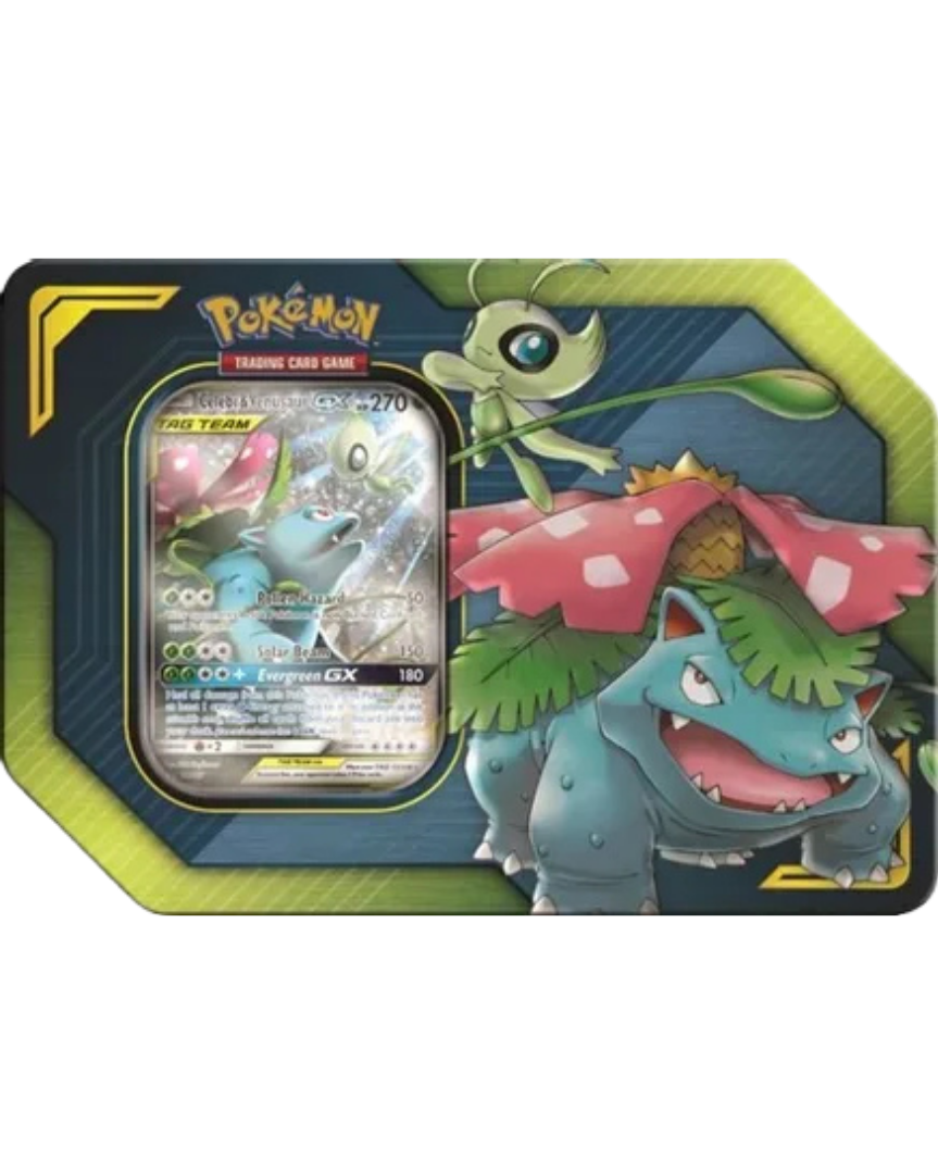 TAG TEAM Tin [Celebi & Venusaur GX]