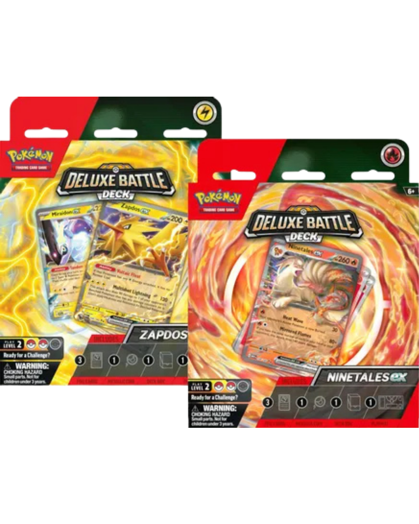 Deluxe Battle Deck: Zapdos ex/Ninetales ex [Set of 2]