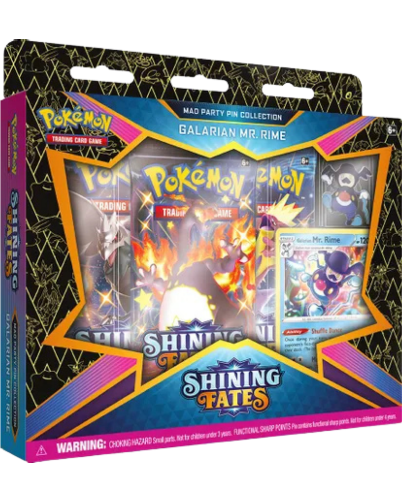 Shining Fates Mad Party Pin Collection [Galarian Mr. Rime]