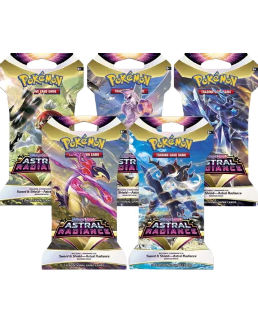 Astral Radiance Sleeved Booster Pack Art Bundle [Set of 5]