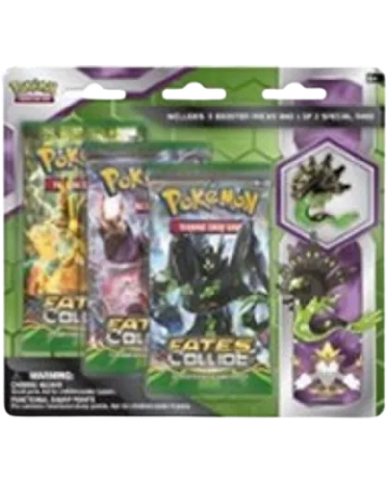 Fates Collide Three Pack Pin Blisters [Zygarde]