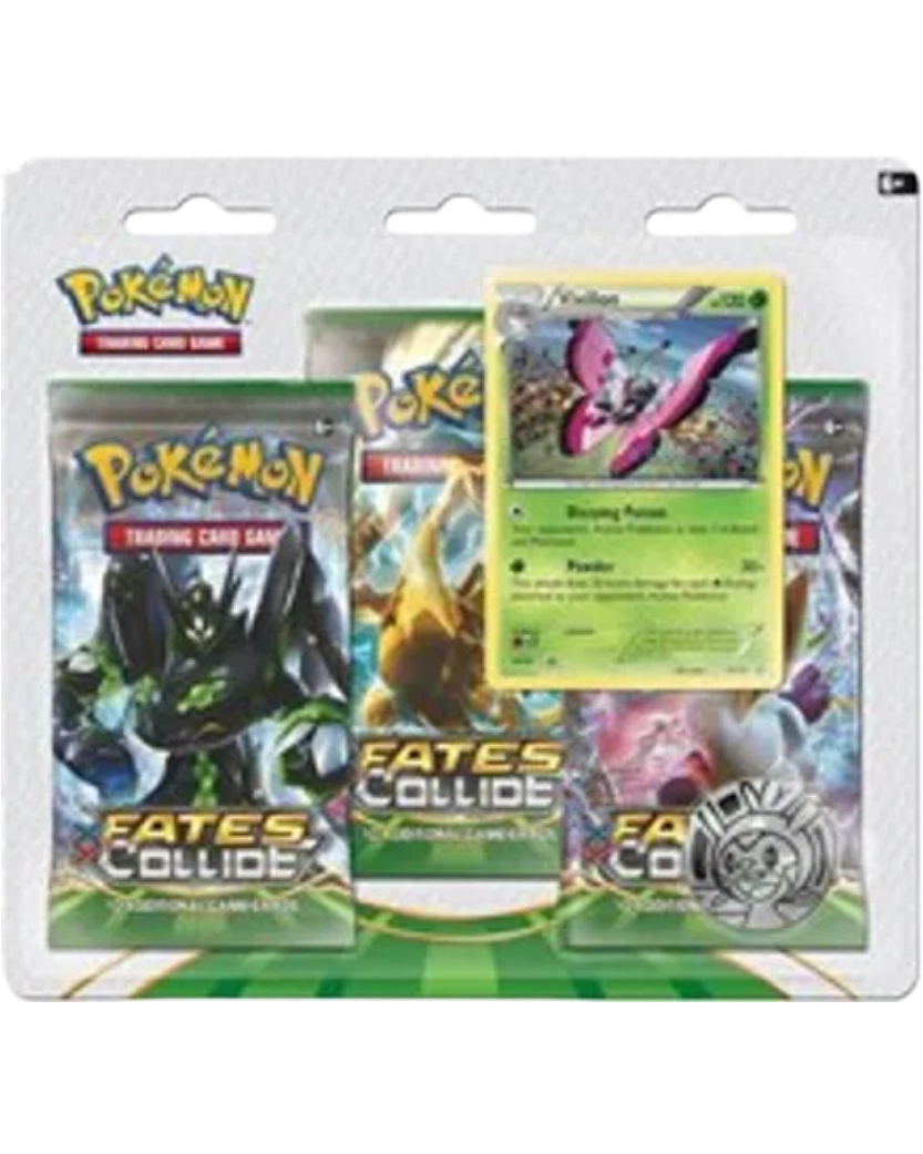 Fates Collide Three Pack Blister [Vivillon]