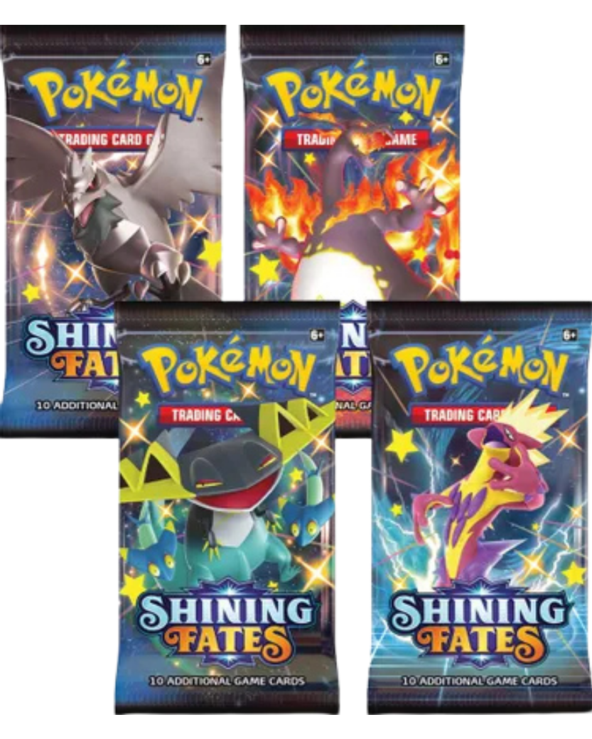 Shining Fates Booster Pack Art Bundle [Set of 4]