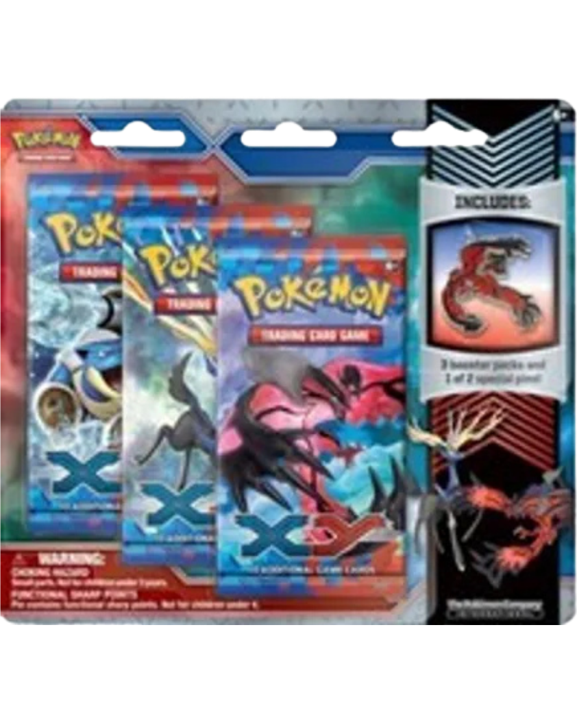 XY Collector Pin 3 Pack Blisters [Yveltal]