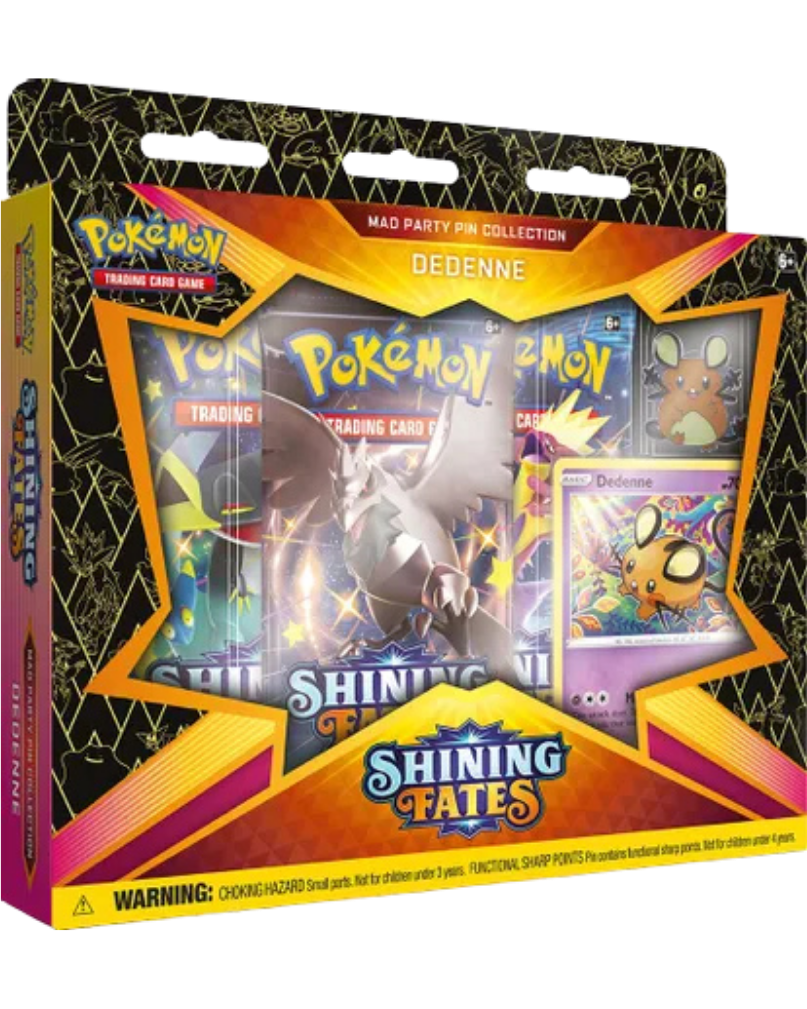 Shining Fates Mad Party Pin Collection [Dedenne]