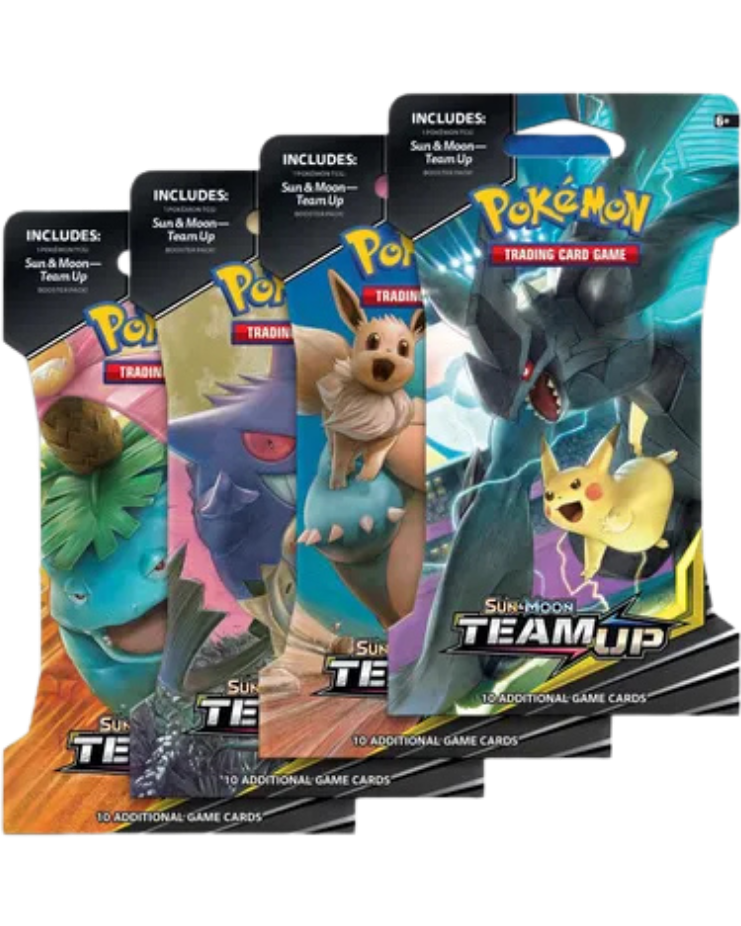Team Up Sleeved Booster Pack Art Bundle [Set of 4]