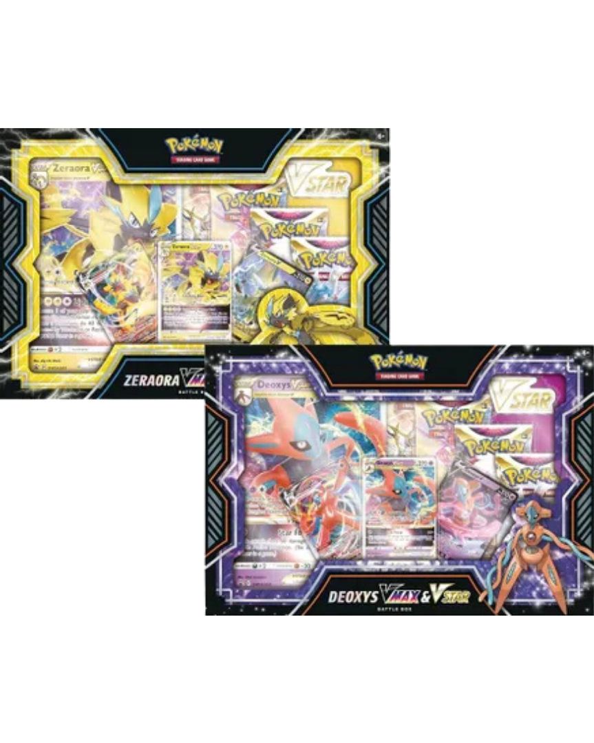 Deoxys/Zeraora VMAX & VSTAR Battle Box [Set of 2]