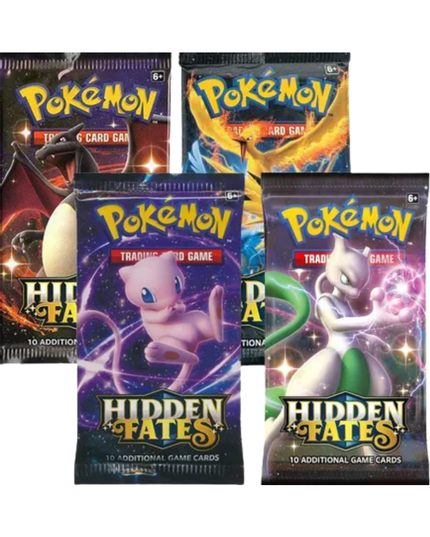 Hidden Fates Booster Pack Art Bundle [Set of 4]