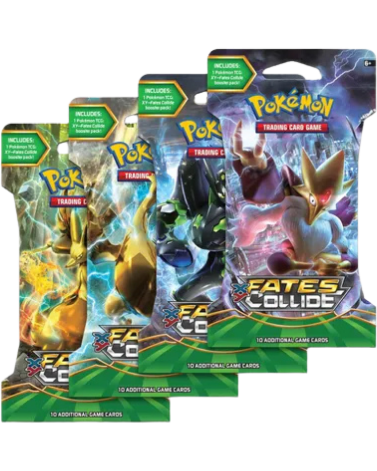 Fates Collide Sleeved Booster Pack Art Bundle [Set of 4]