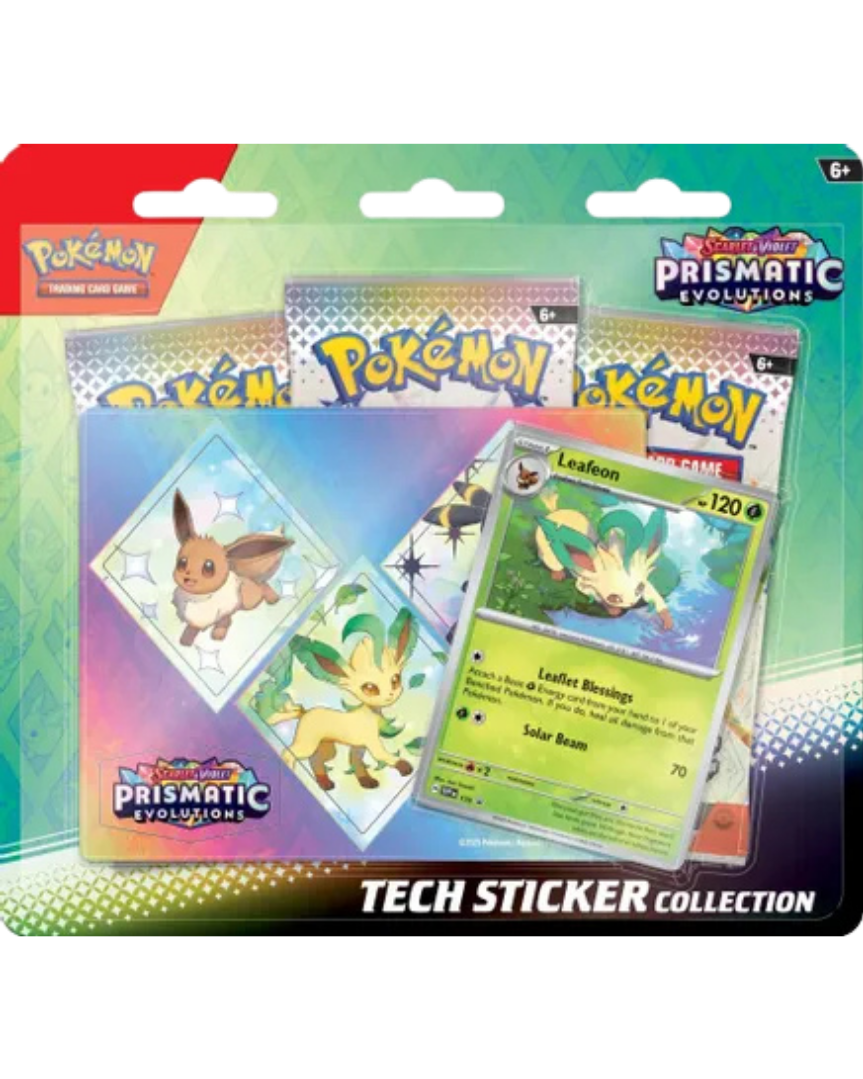 Prismatic Evolutions Tech Sticker Collection [Leafeon]