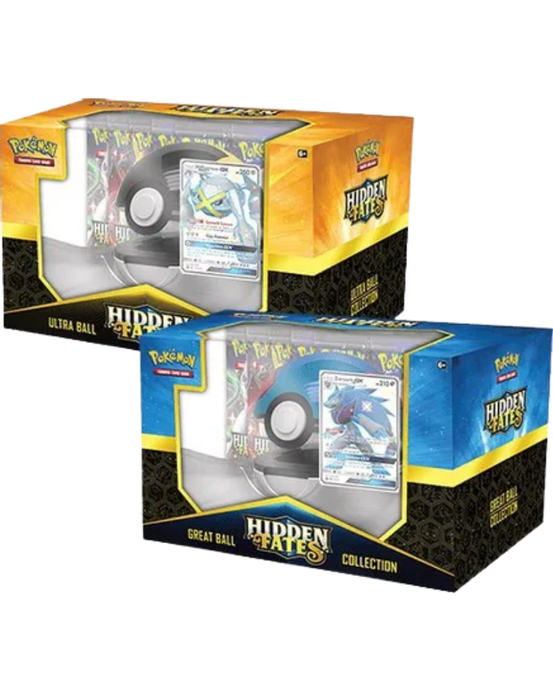 Hidden Fates Poke Ball Collection [Set of 2]