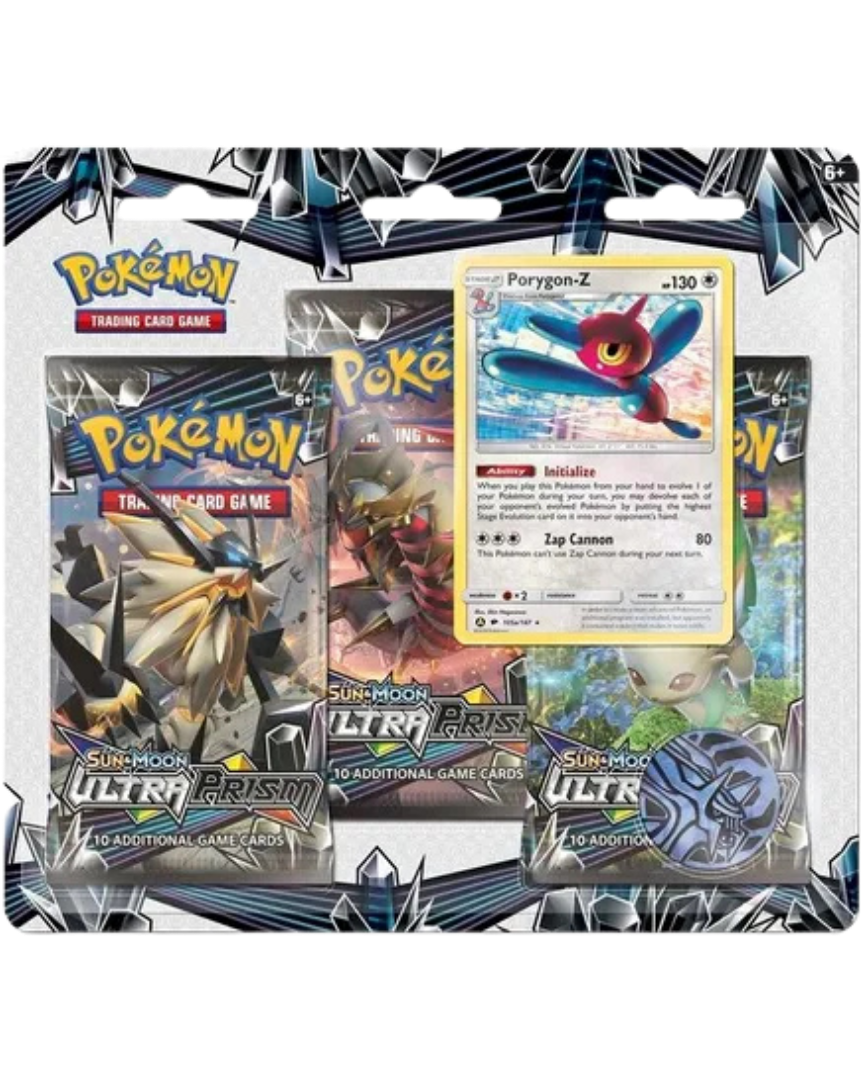 Ultra Prism 3 Pack Blister [Porygon-Z]
