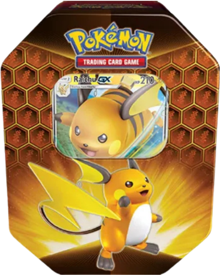 Hidden Fates Tin [Raichu GX]