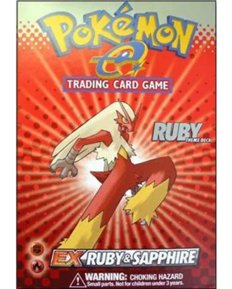 EX Ruby & Sapphire Theme Deck - "Ruby" [Blaziken]