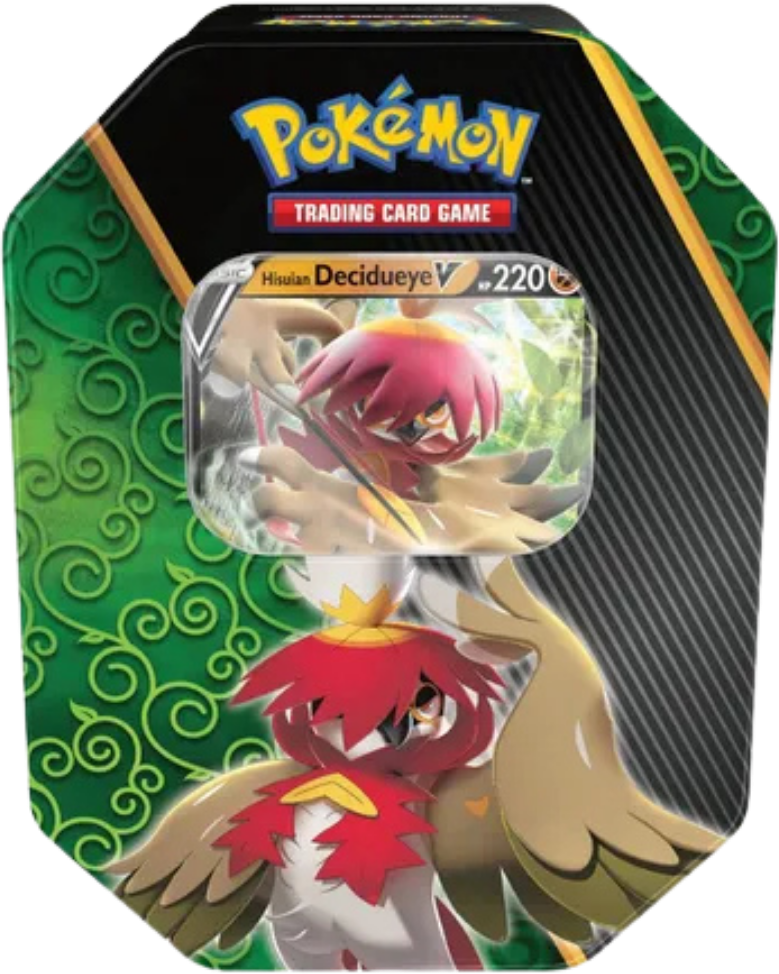 Divergent Powers Tin [Hisuian Decidueye V] (International Version)