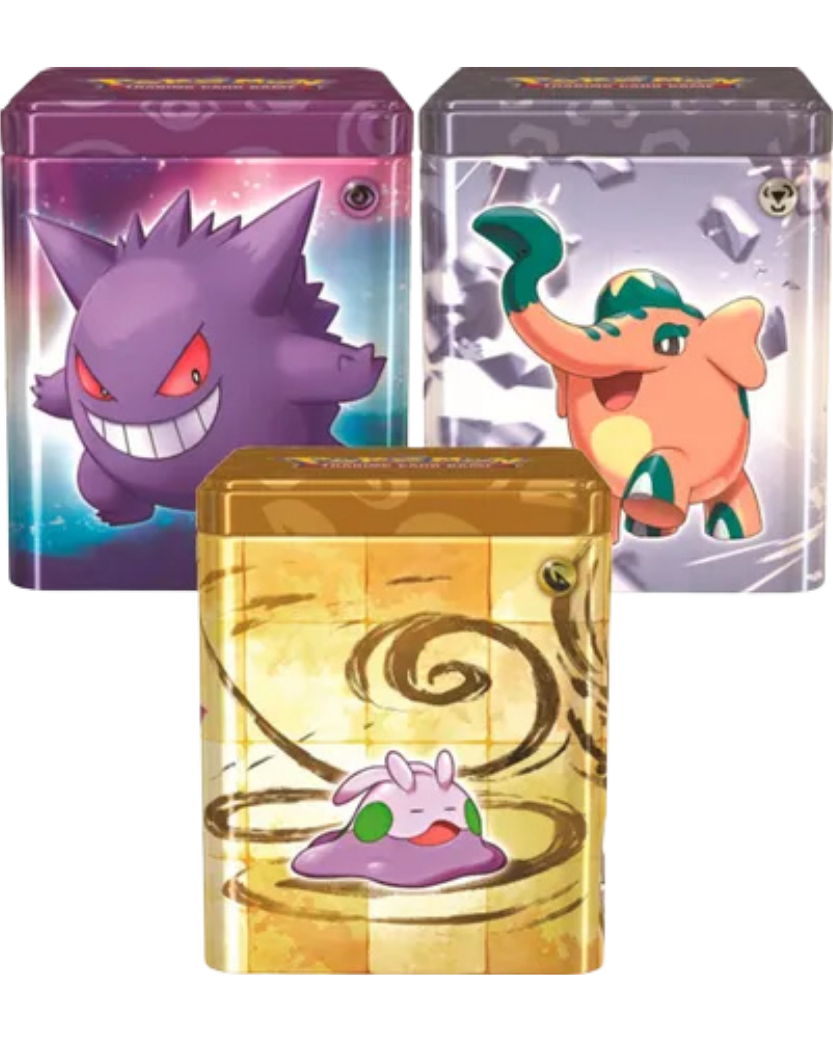 Pokemon Stacking Tins [Set of 3] (Psychic, Metal, and Dragon)