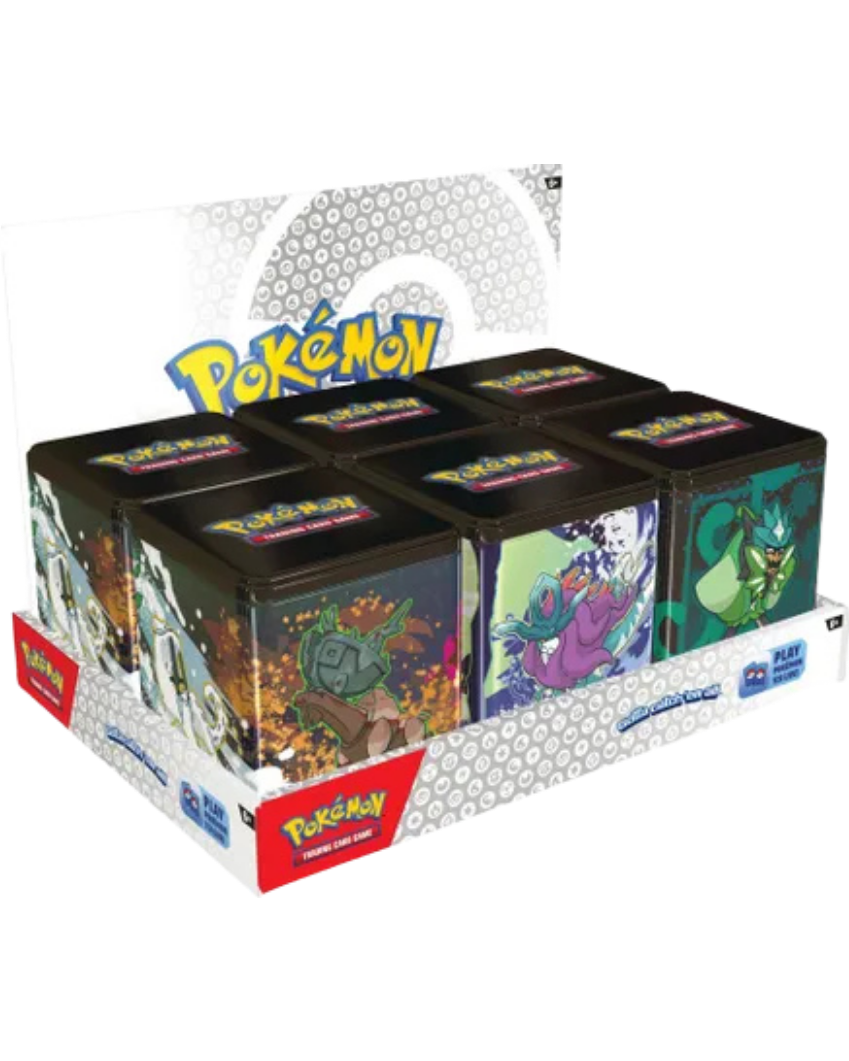 Pokemon Stacking Tins: Treasures of Ruin-Paradox Pokémon-Ogerpon Display