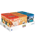 Pokemon Stacking Tins: Fighting-Fire-Darkness Display